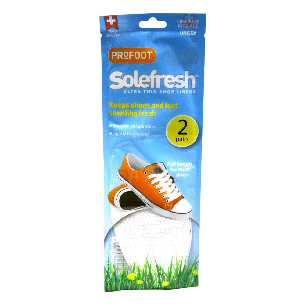 PF SOLFRESH FULL LENGTH SHOE LINER 2 PAIR