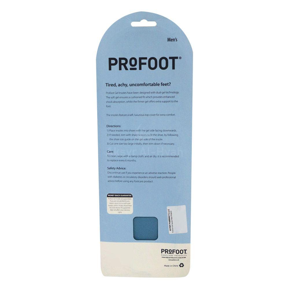 PF COMFORT GEL INSOLES MEN'S PAIR 1