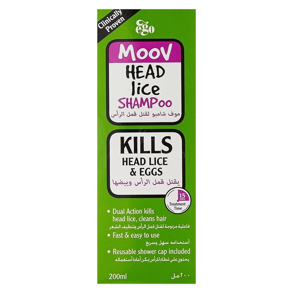 EGO QV MOOV HEAD LICE COMB.SHAMPOO 200ML#570538