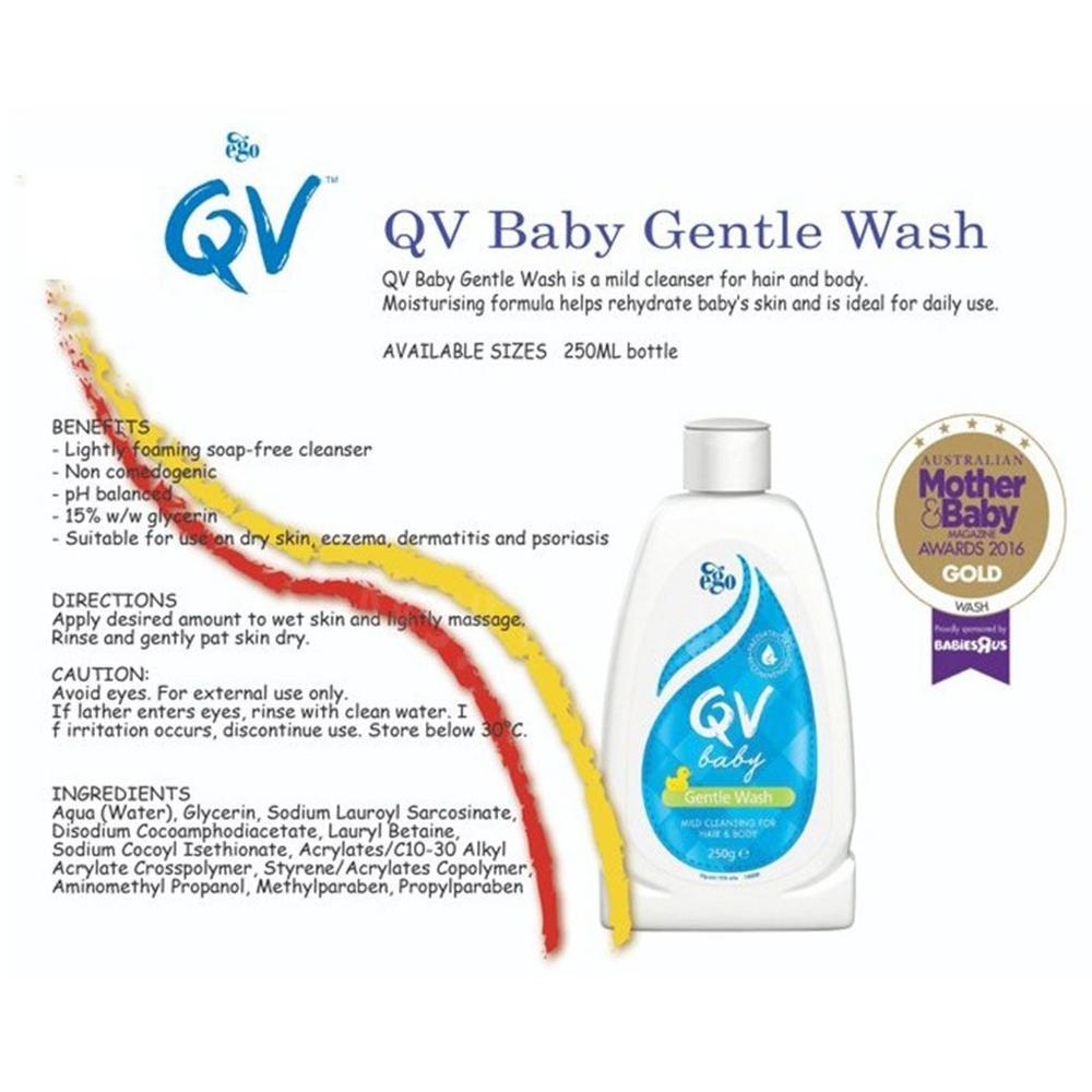 EGO QV BABY GENTLE WASH 250G #573345 4