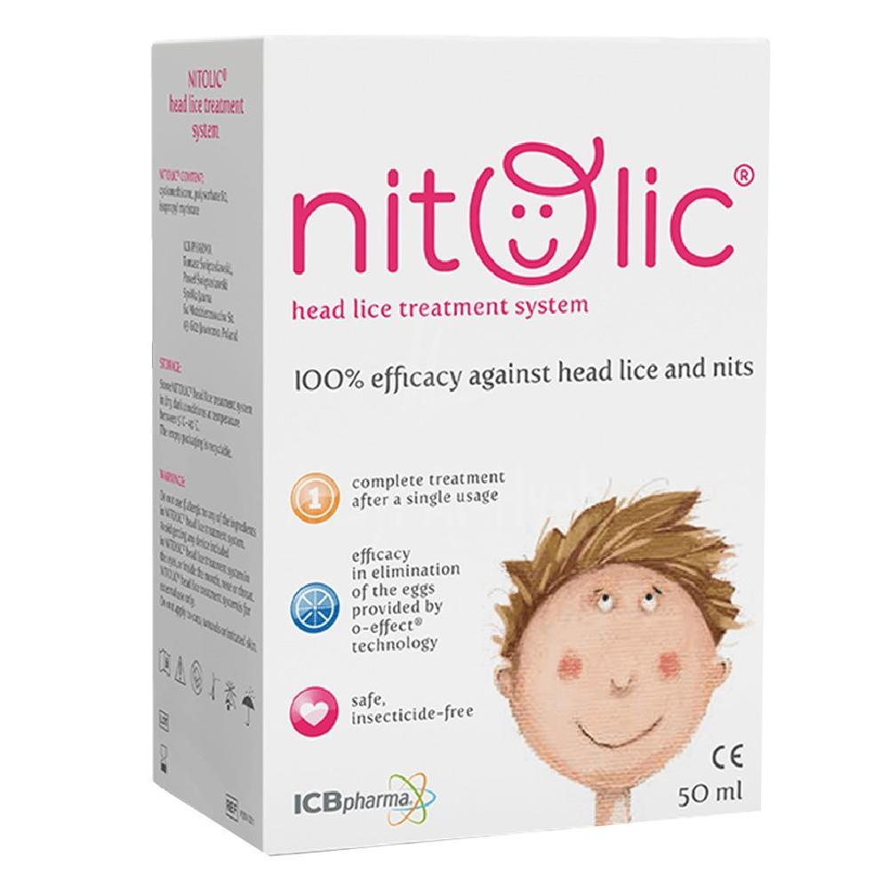 NITOLIC LICE SPRAY 50ML WITH LICE COMB