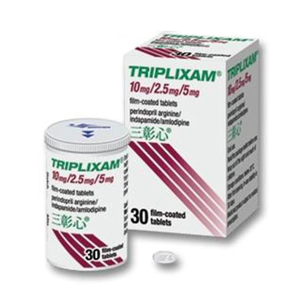 TRIPLIXAM 10MG/2.5MG/5MG TAB 30'S