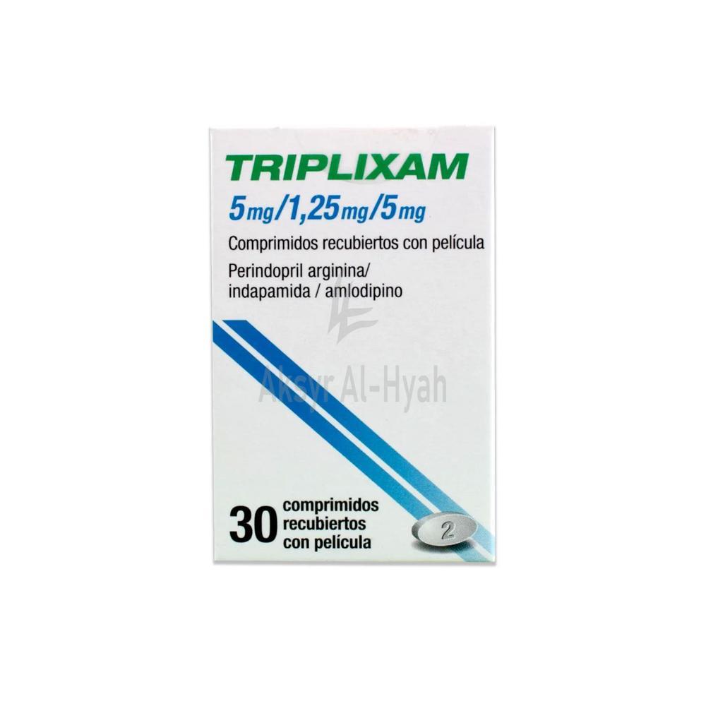 TRIPLIXAM 5MG/1.25MG/5MG TAB 30'S