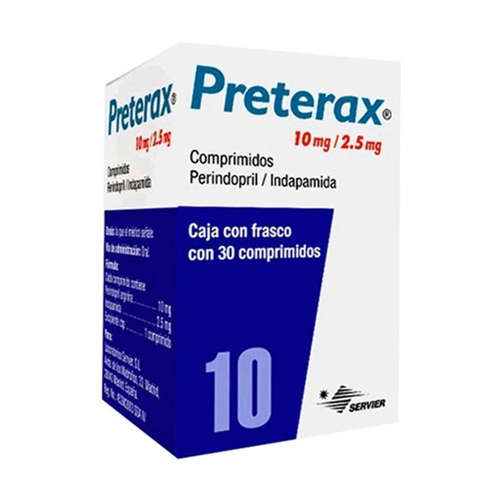 BIPRETERAX ARGININE 10 MG/2.50 MG TAB 30'S