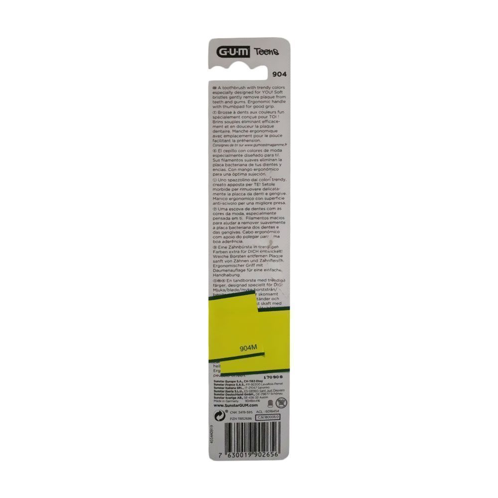 GUM TEENS TOOTH BRUSH SOFT #904