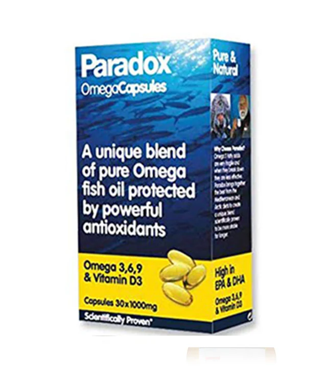 PARADOX OMEGA 1000MG CAPSULES 30'S