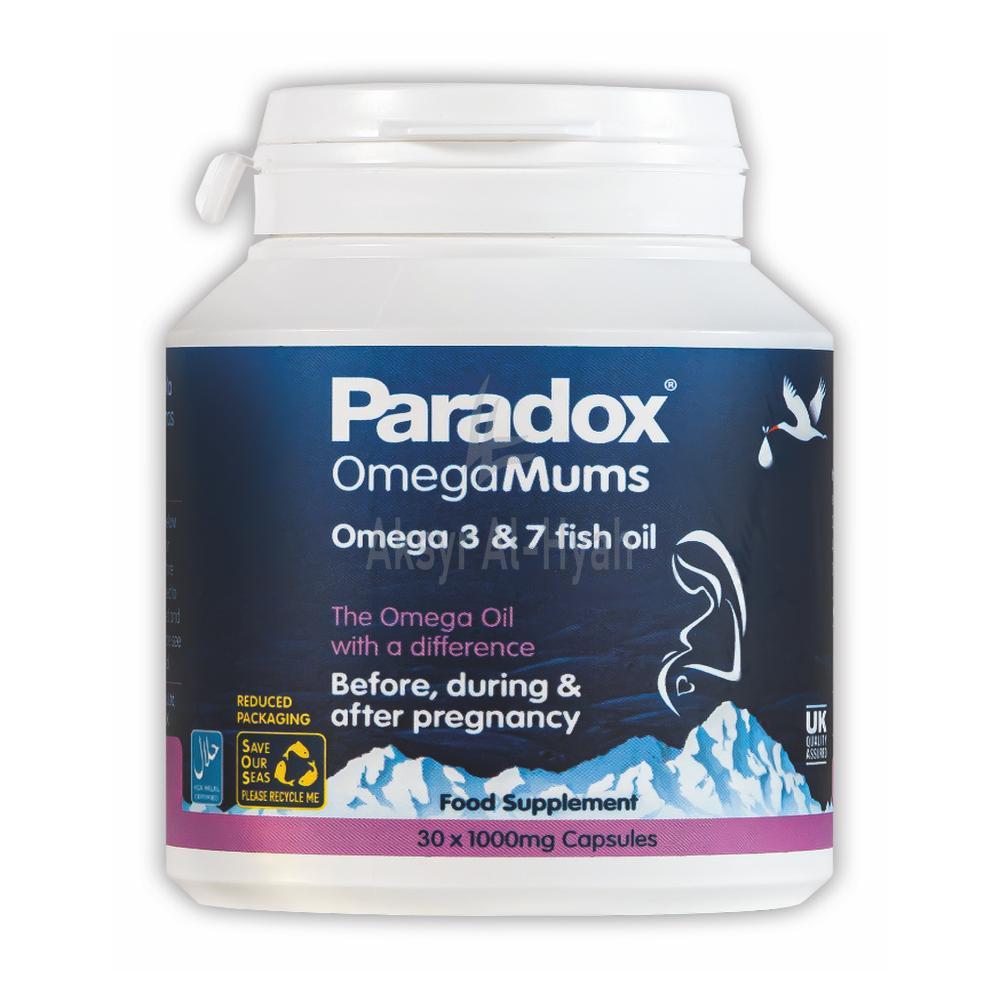 PARADOX OMEGA MUMS 1000MG CAPS 30'S