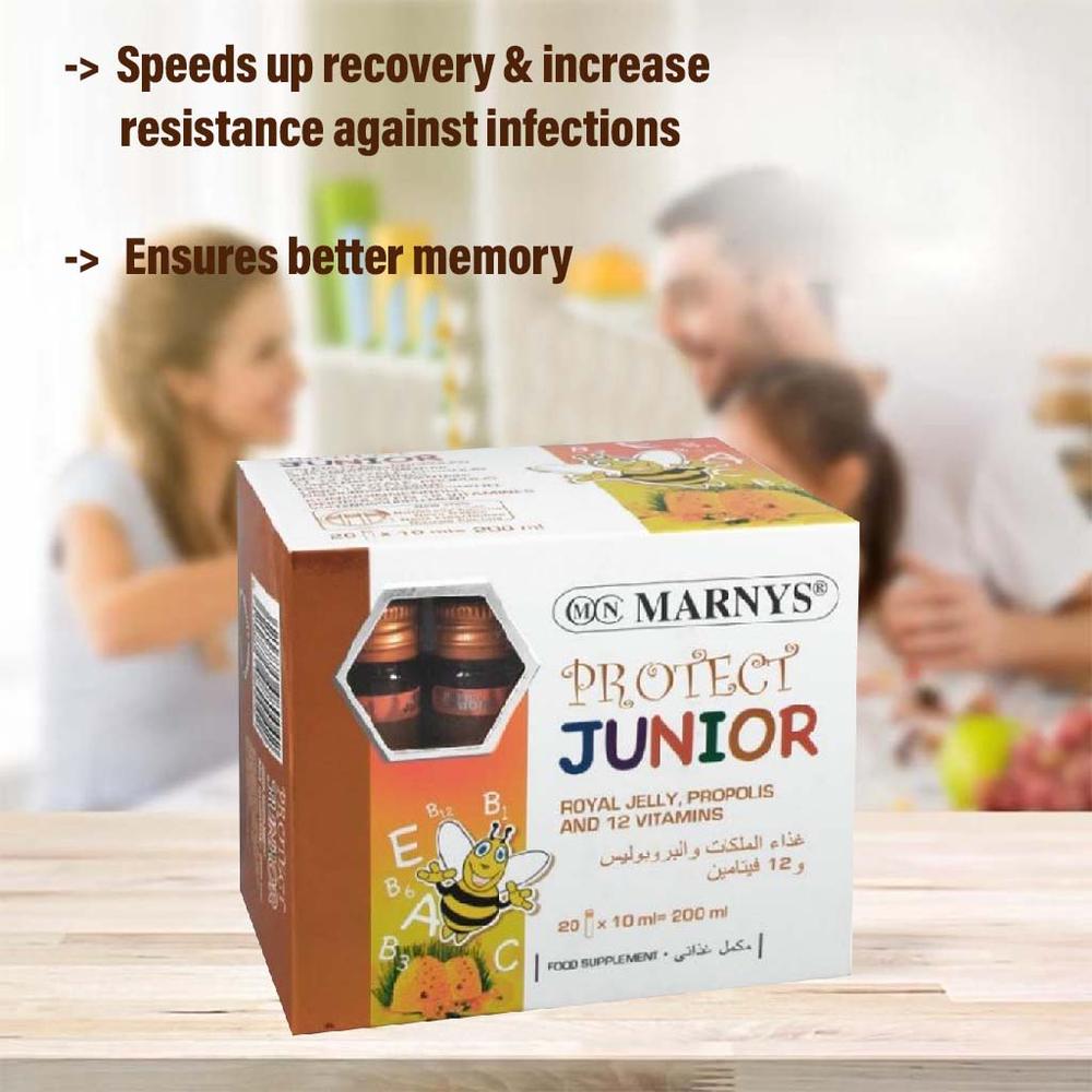 MARNYS  PROTECT JUNIOR  LIQ.VIALS 20 X 10ML=200ML 3
