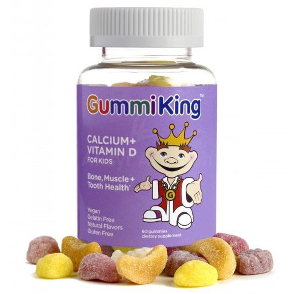 GUMMI KING CALCIUM + VIT.D GUMMIES 60'S