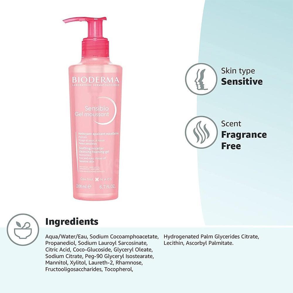 BIODERMA SENSIBIO MOUS. FOAMING GEL 200 ML #BIO101 1