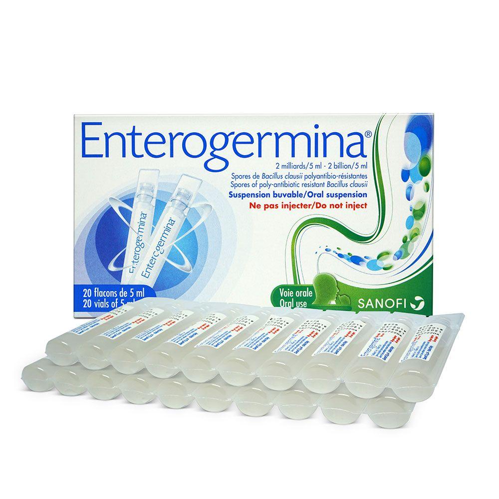 ENTEROGERMINA VIALS 20'S