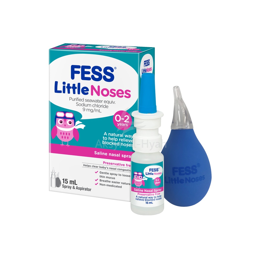FESS LITTLE NOSE SPRAY 15ML + ASPIRATOR