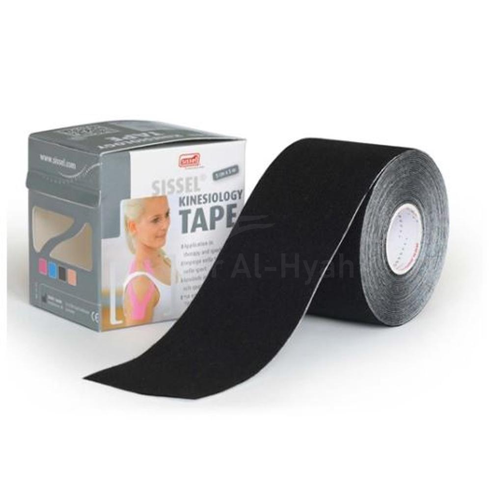 SISSEL KINESIOLOGY TAPE 5CM X 5M BLACK #16316