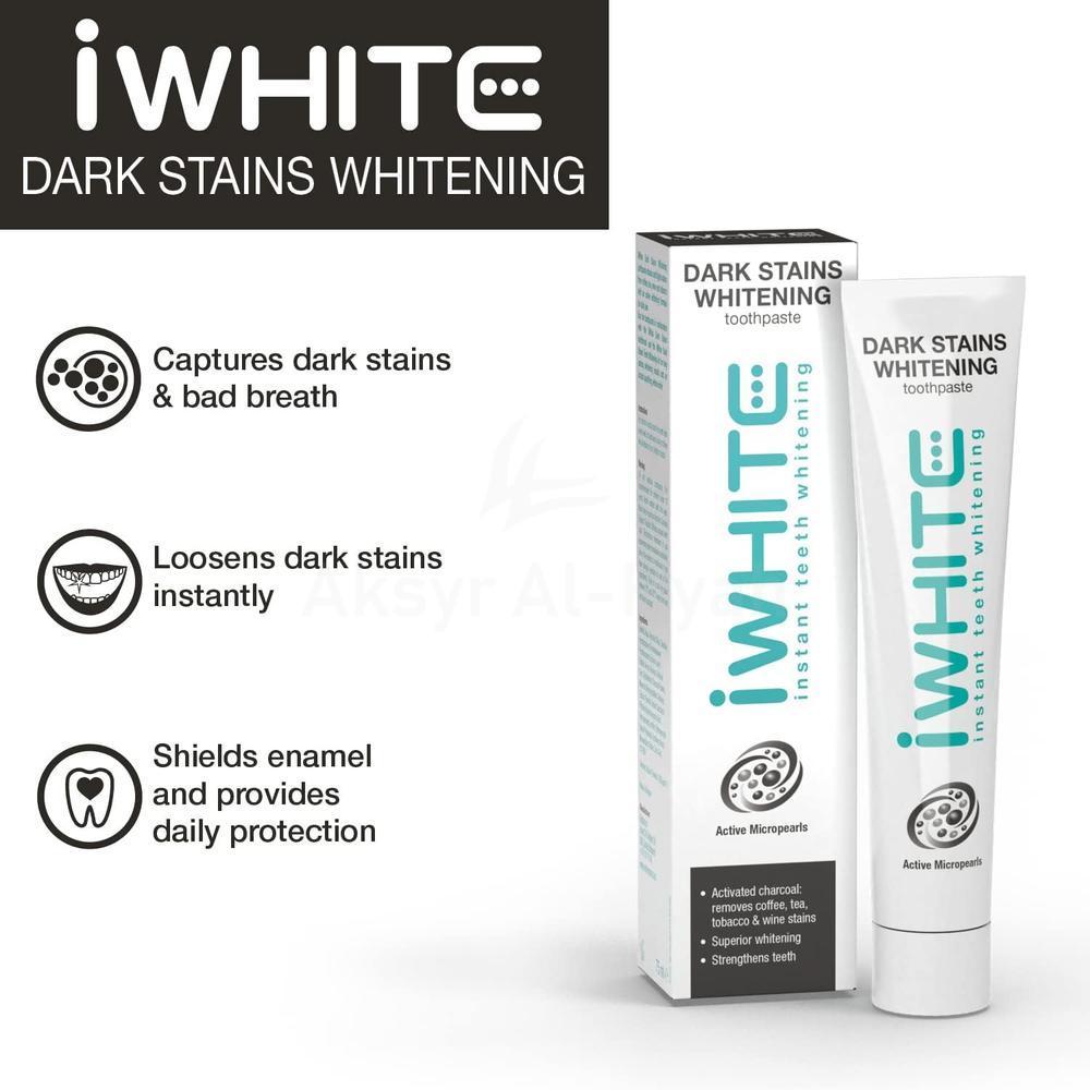 I WHITE DARK STAINS TOOTH PASTE 75ML #16073 1