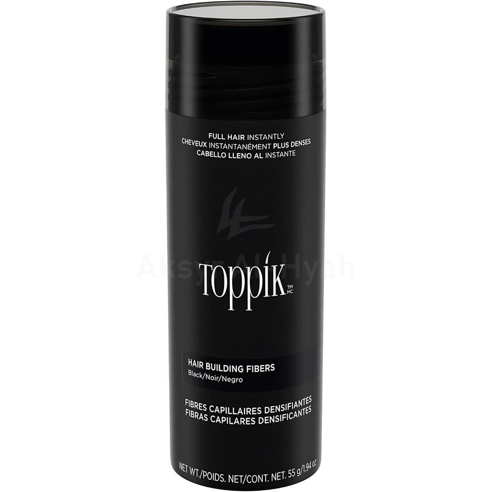 TOPPIK HAIR BUILDING FIBERS BLACK 55G #13958