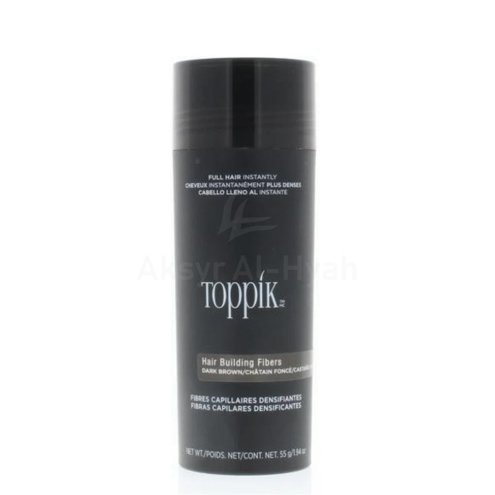 TOPPIK HAIR BUILDING FIBERS DARK BROWN 55G #13959