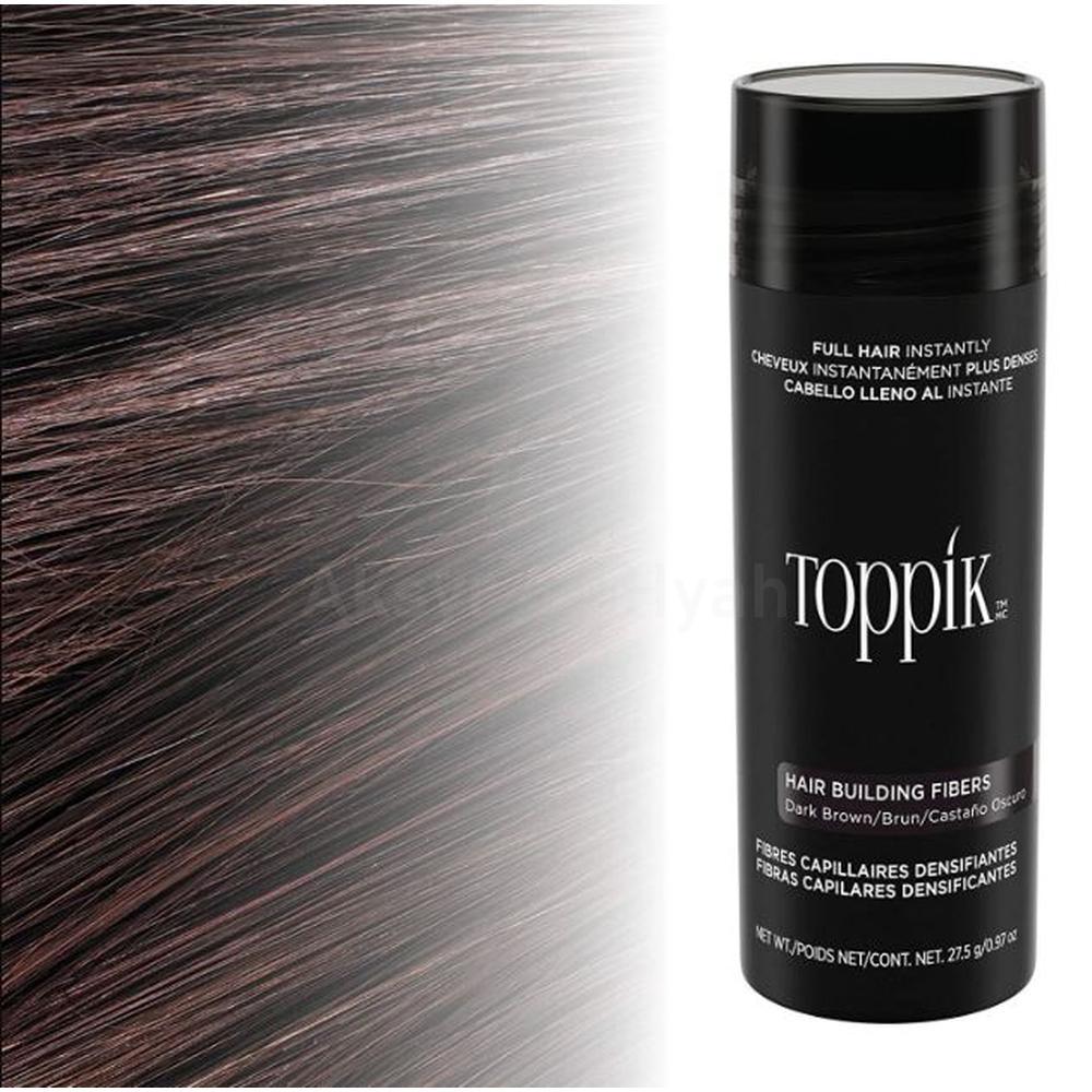 TOPPIK HAIR BUILDING FIBERS DARK BROWN 55G #13959 2