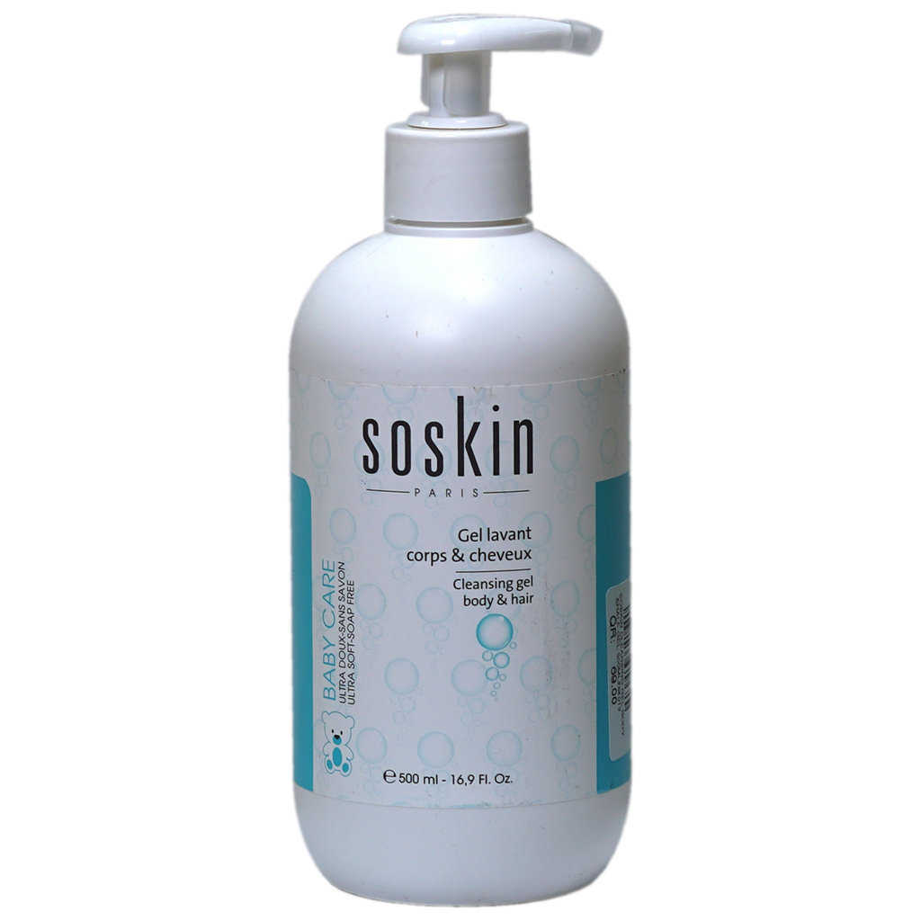 SOSKIN BABY CARE HAIR&BODY CLEANSING GEL 500ML(64013)