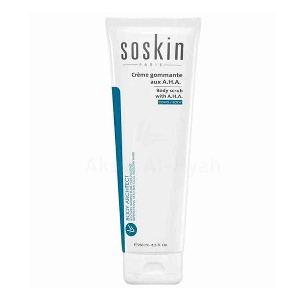 SOSKIN BODY SCRUB WITH A.H.A 250ML #64025 2