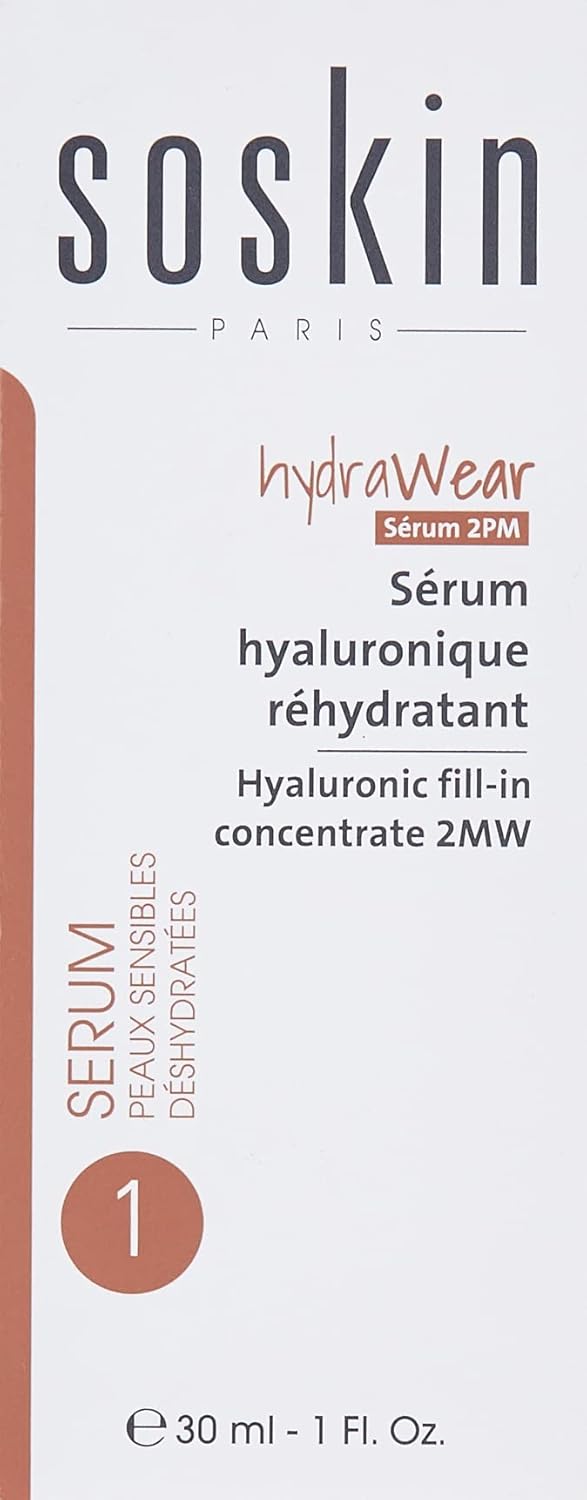 SOSKIN HYDRAWEAR HYALURONIC ACID SERUM 2PM 30ML# 9457