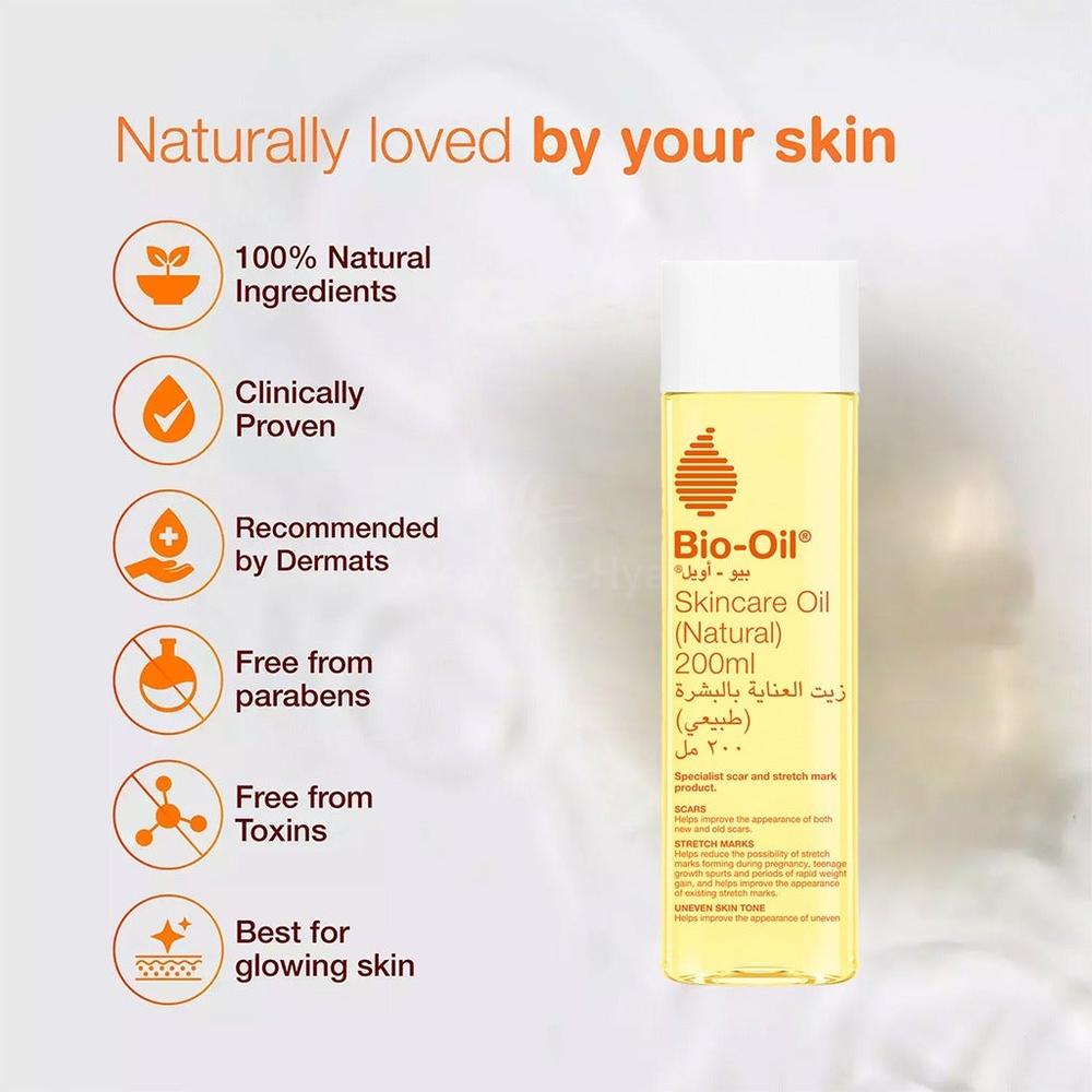 BIO OIL SKIN CARE OIL NATURAL 200ML 2