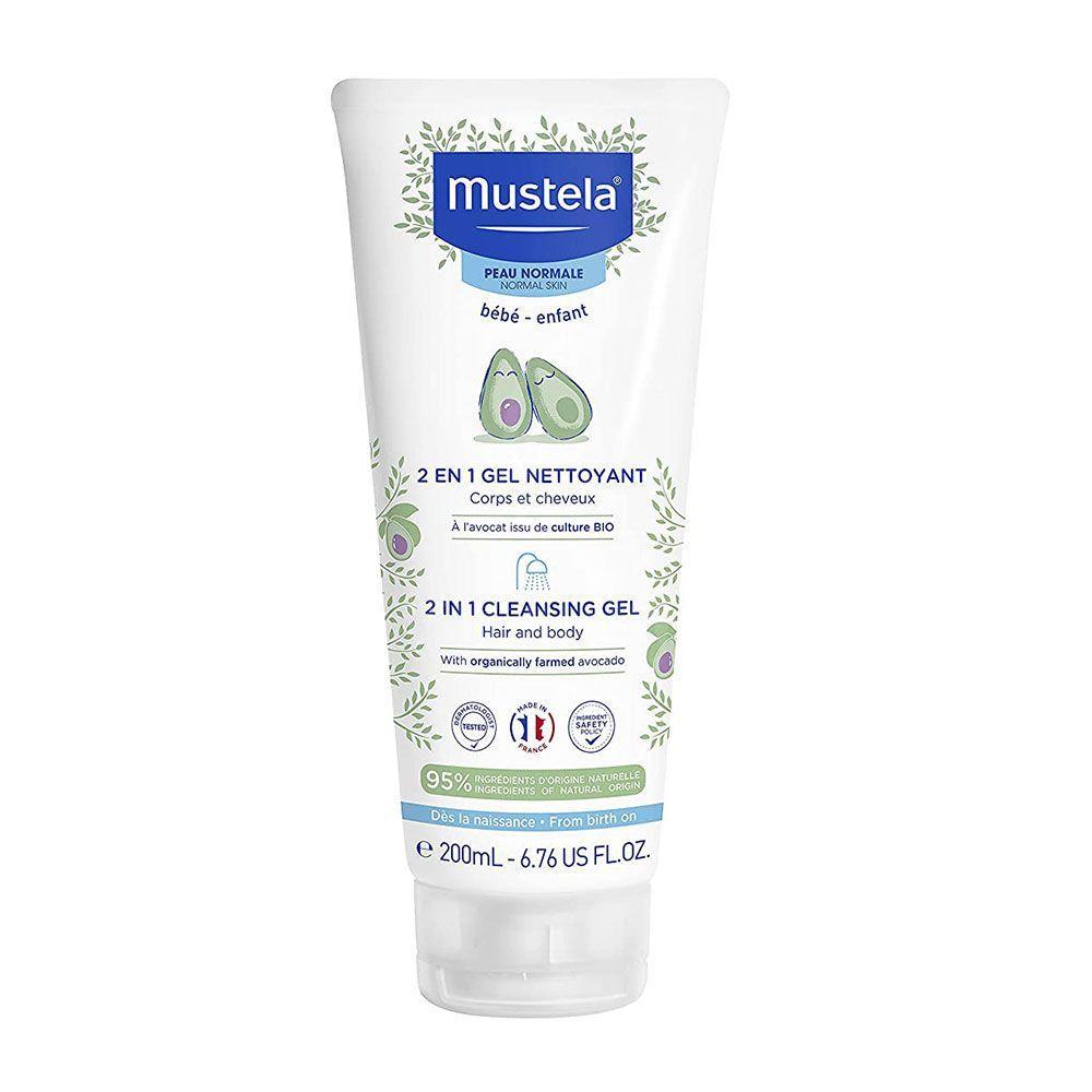 MUSTELA 2 IN 1 HAIR&BODY CLEANSING GEL 200ML #43952