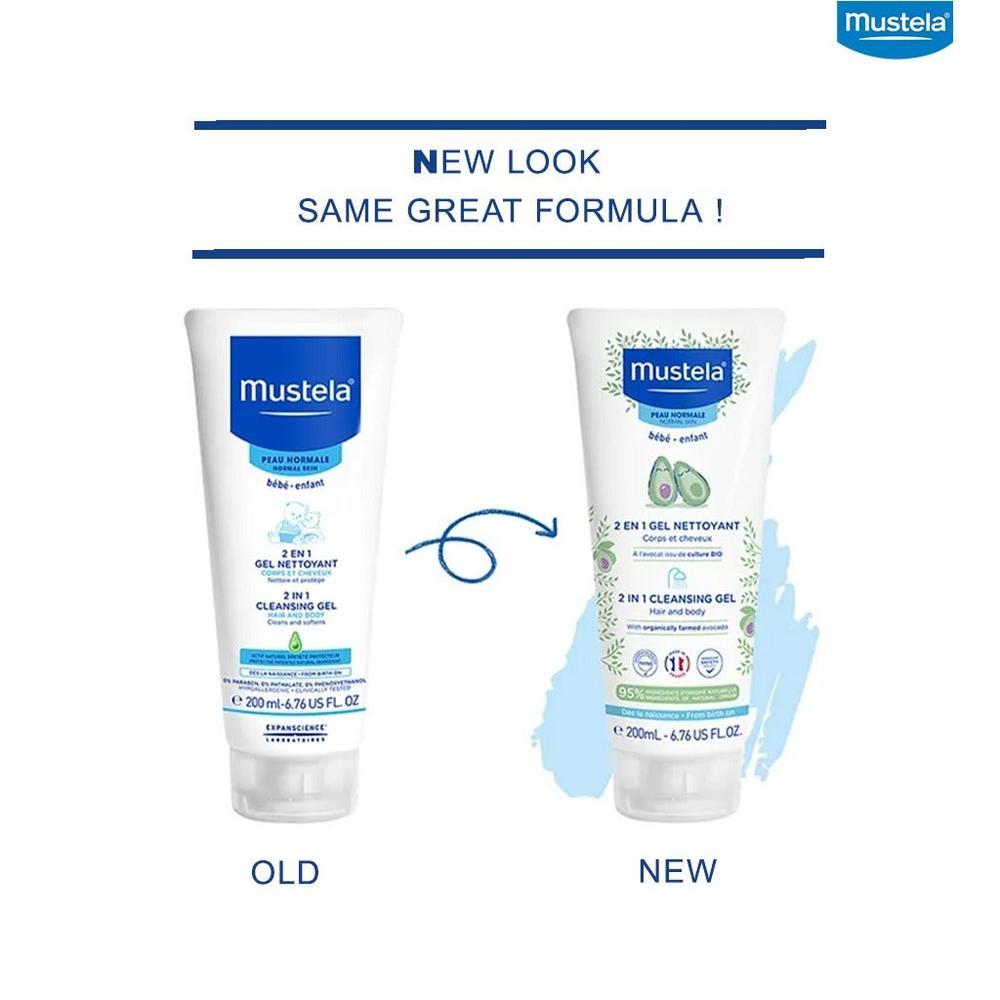 MUSTELA 2 IN 1 HAIR&BODY CLEANSING GEL 200ML #43952 4