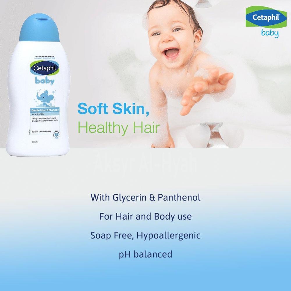 CETAPHIL BABY GENTLE WASH & SHAMPOO 300ML 2