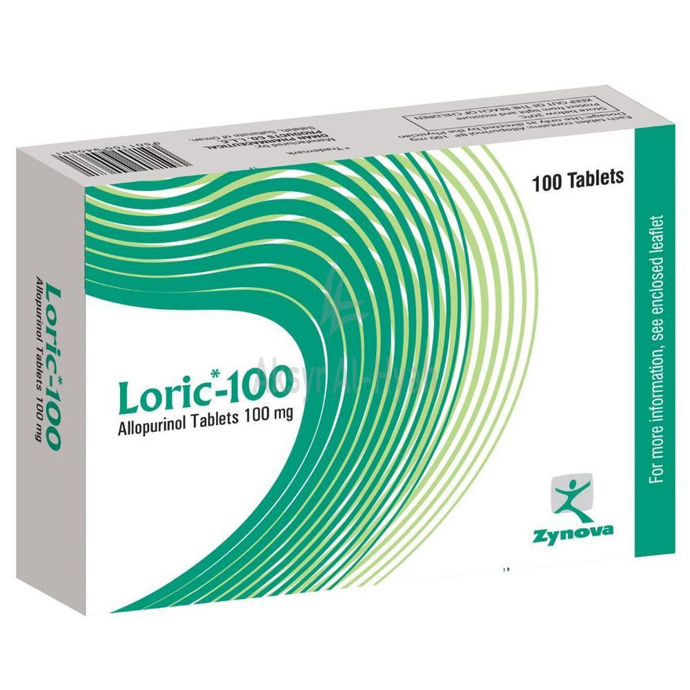 NOVAURIC (LORIC) 100MG TABLETS 100'S