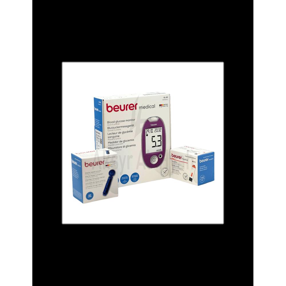 OFFER BEURER (GL44-50) GLUCOMETER+STRIPS 50'S #17886 4