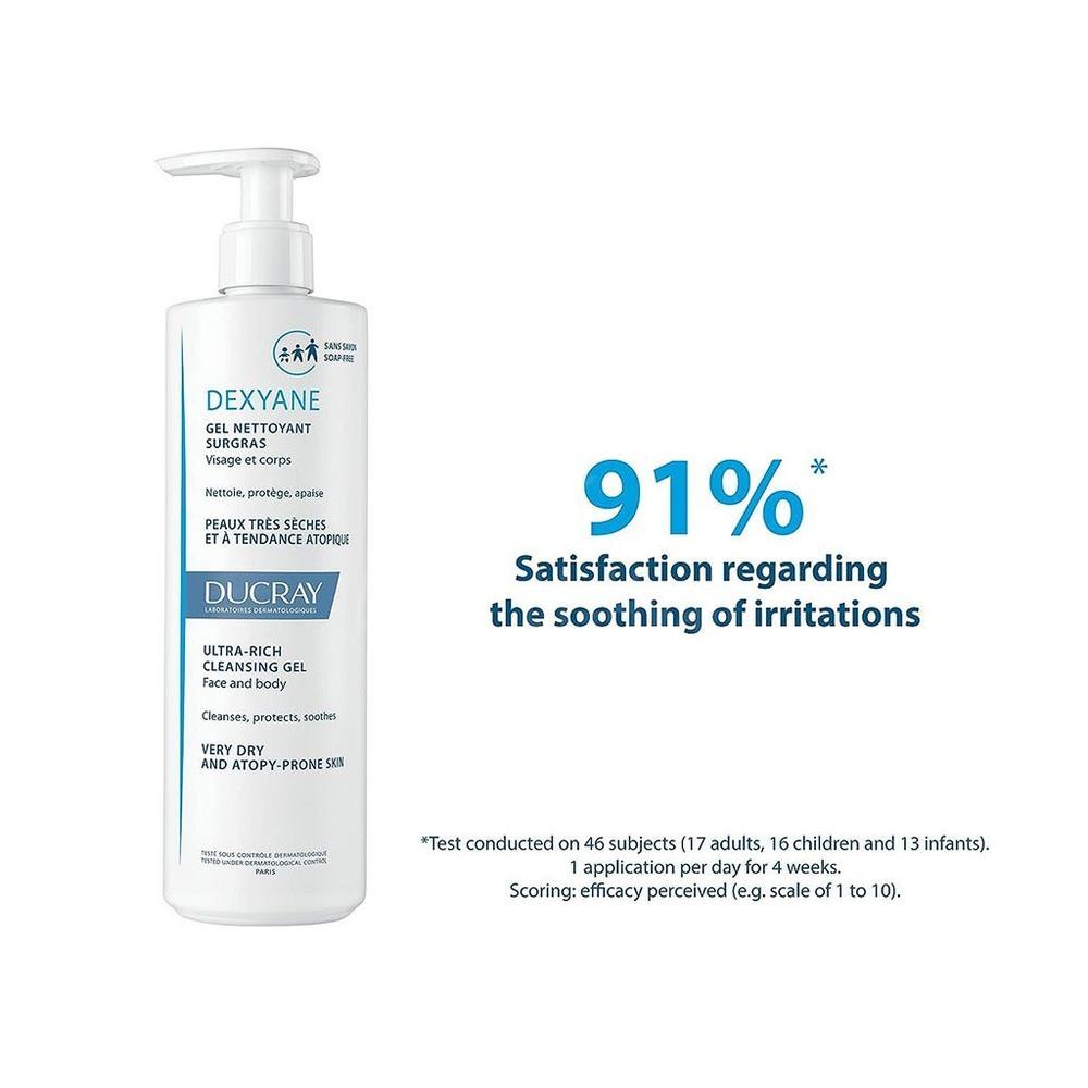DUCRAY DEXYANE U/RICH CLEANSING GEL 400ML #575011 5