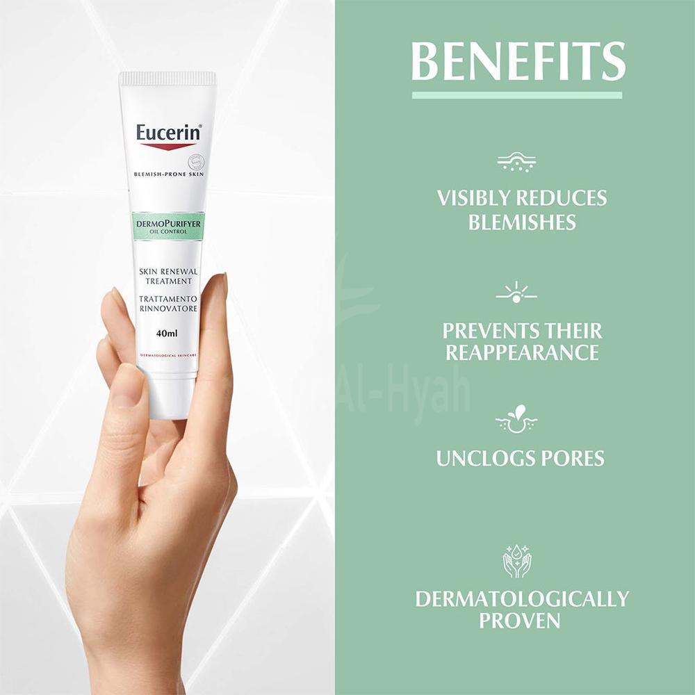 EUCERIN DERMO PURIF.OIL CONTR.SKIN REN.TREAT.CR.40ML87925 2