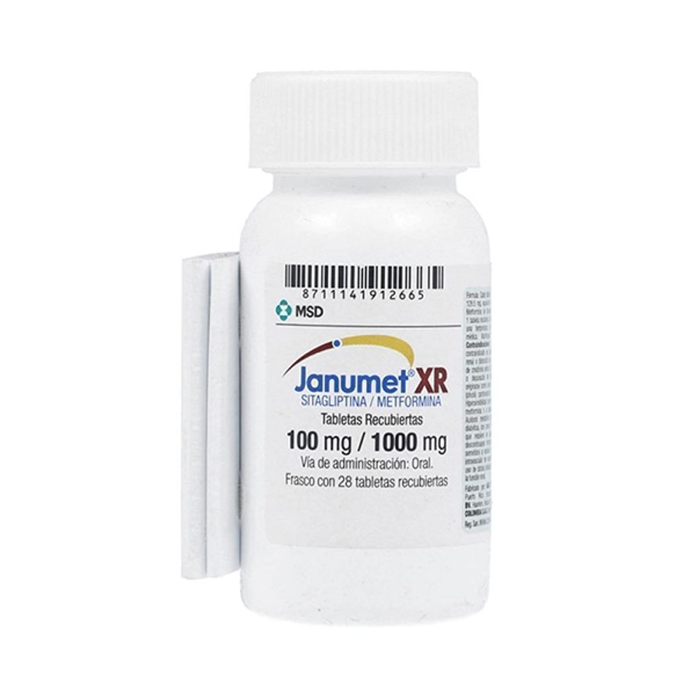JANUMET XR 100/1000MG TABLETS 28'S