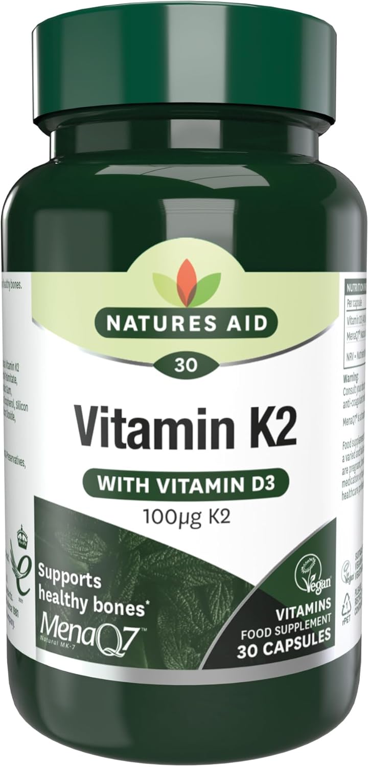 NAT.AID VITAMIN K2 100UG CAP 30'S