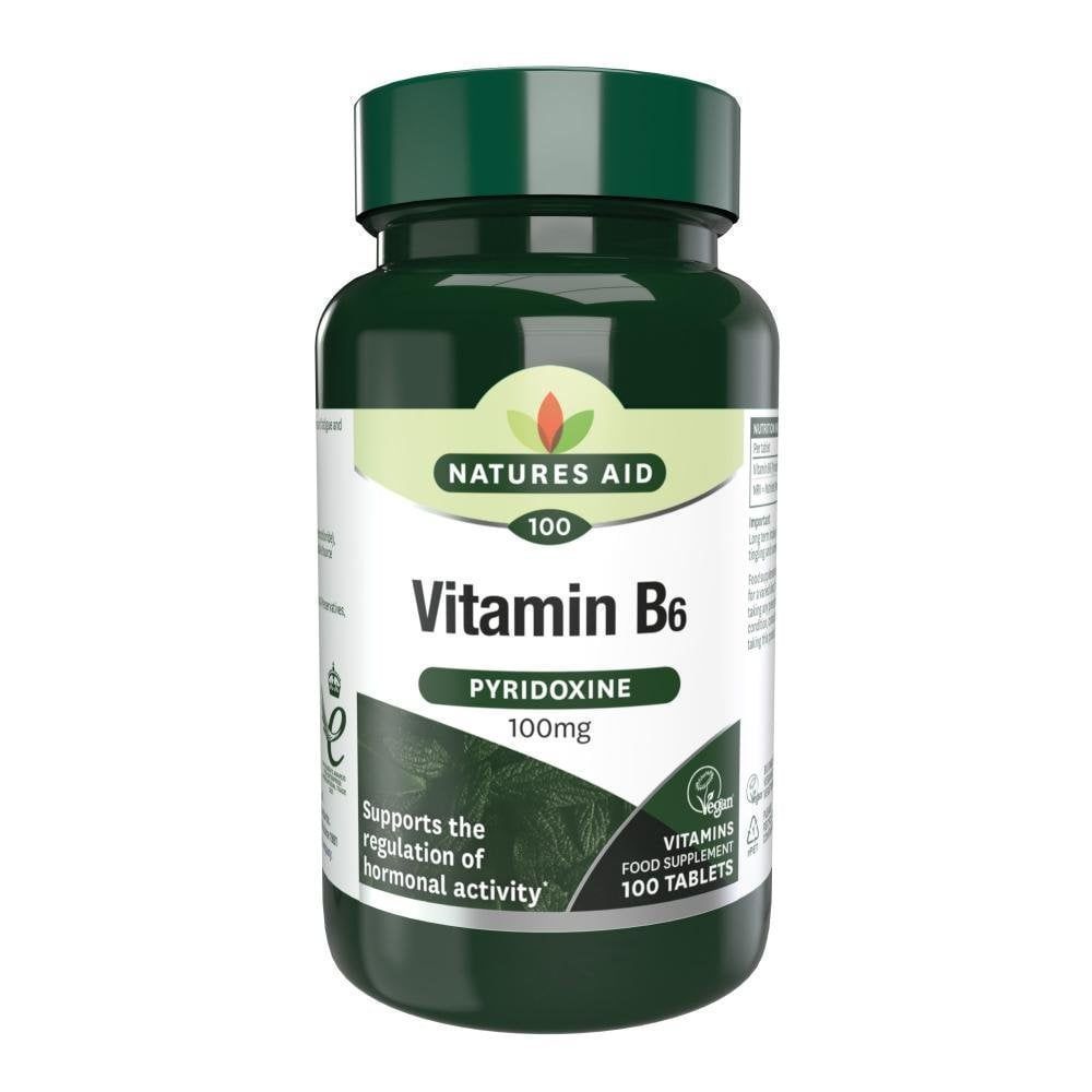 NAT.AID VITAMIN B6 100MG TABLET 100'S