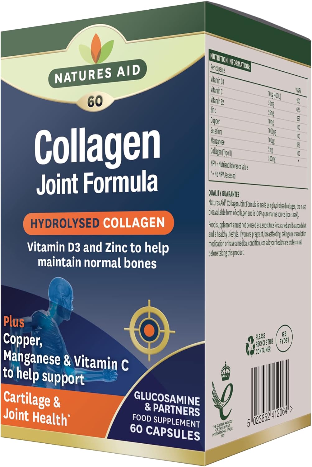 NAT.AID COLLAGEN JOINT FOLRMULA CAP 60'S