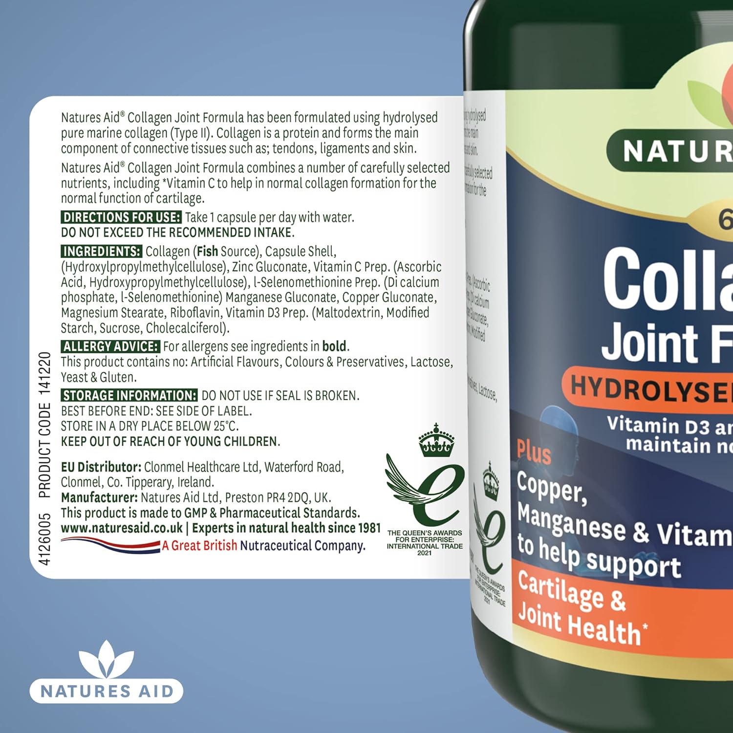 NAT.AID COLLAGEN JOINT FOLRMULA CAP 60'S
