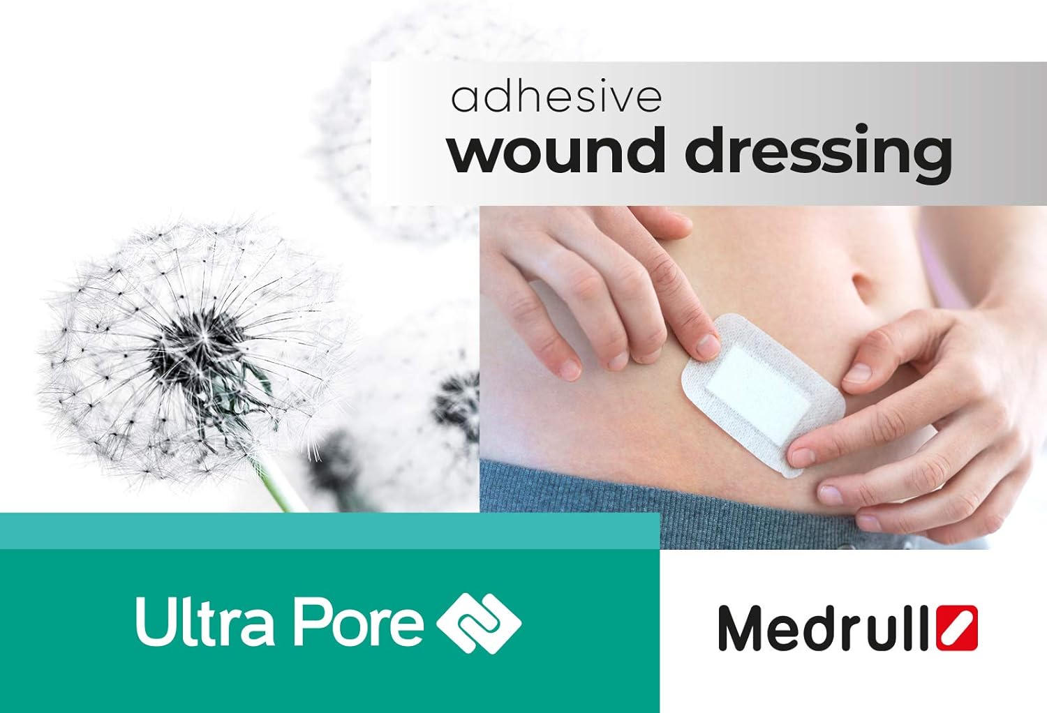 MEDRULL ULTRA PORE WOUND DRESSING 9 X 10 PATCH 25'S 2