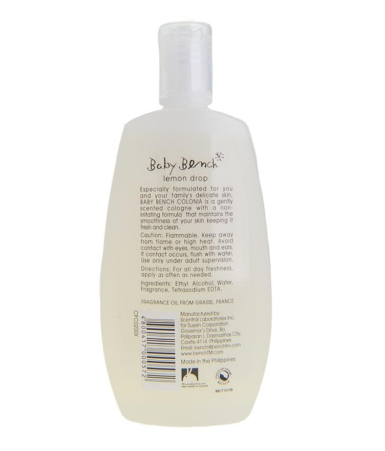 BABY BENCH COLOGNE LEMON DROP 200ML