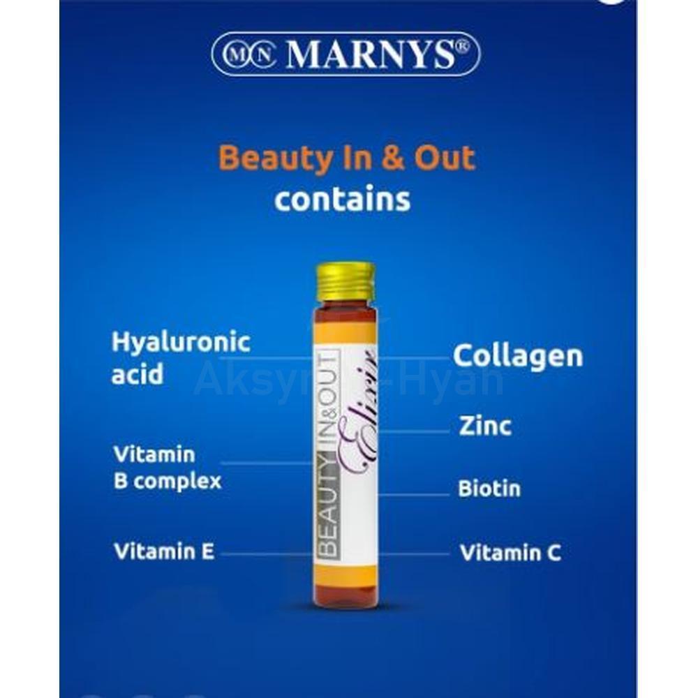 MARNYS BEAUTY IN&OUT ELIXIR VIAL 14 X 25ML 1