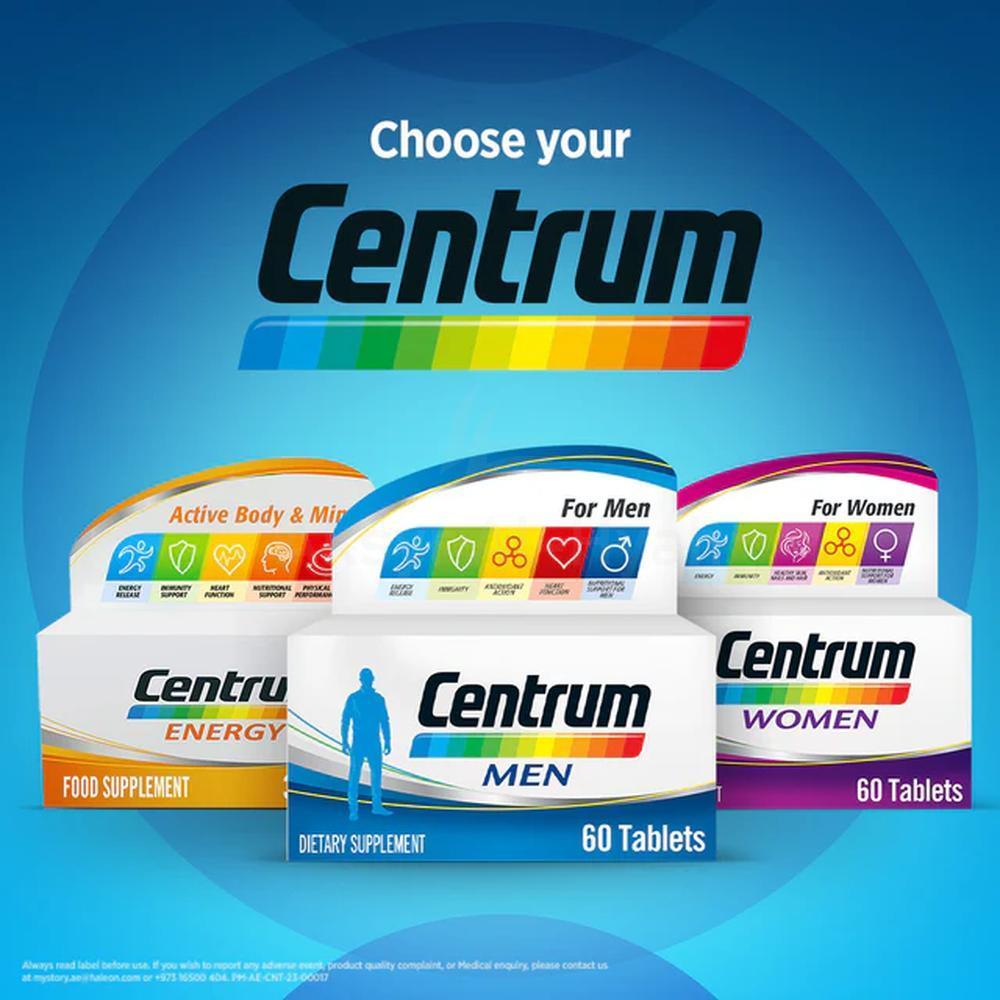 CENTRUM MEN A TO ZINC TAB 60'S 4