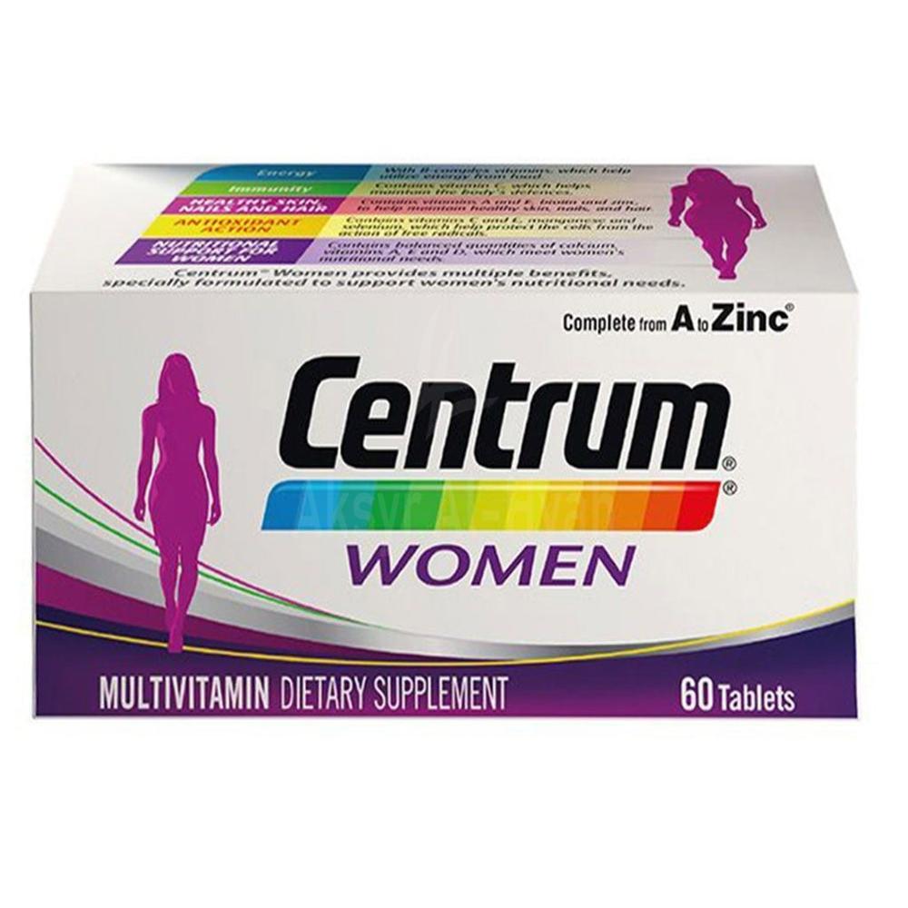 CENTRUM WOMEN A TO ZINC TAB 60'S 9