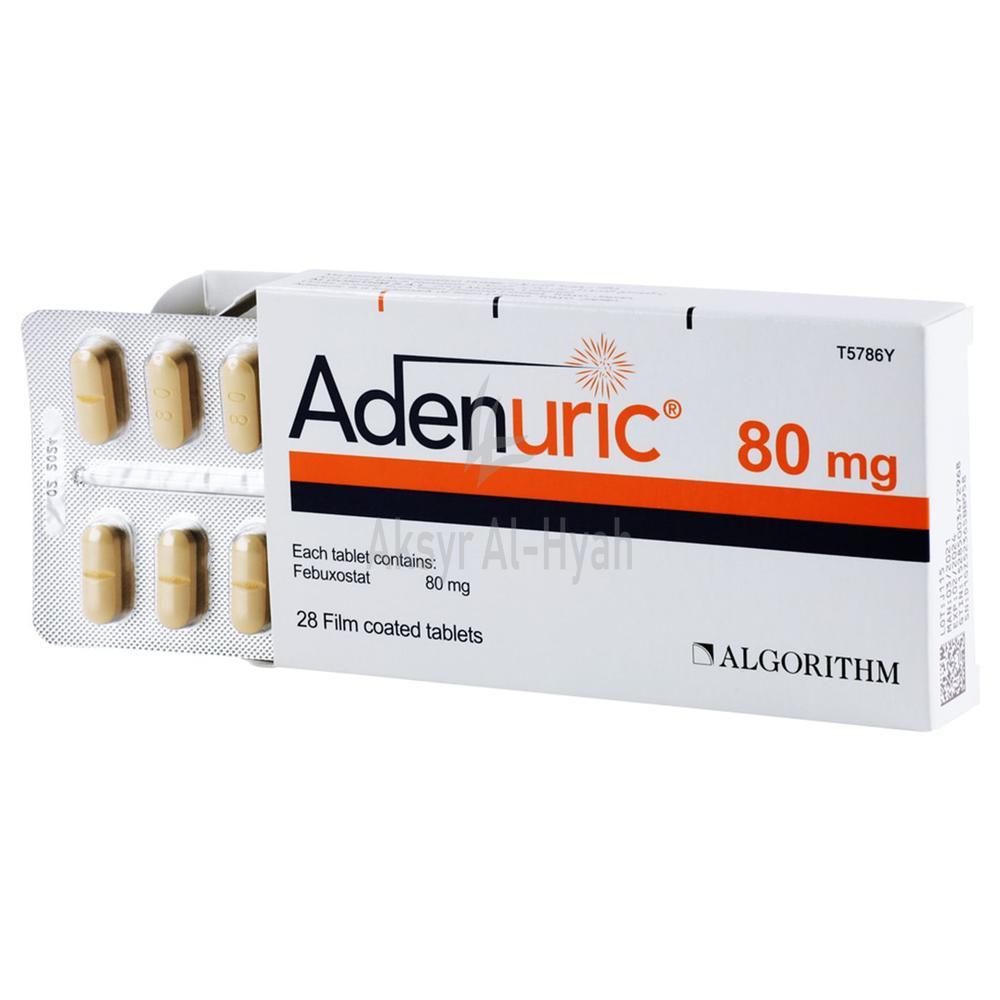 ADENURIC 80MG TABLET 28'S