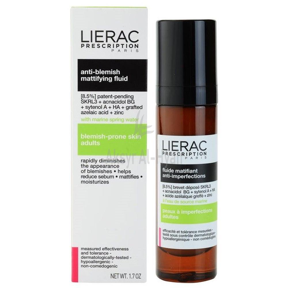 LIERAC ANTI BLEMISH MATTIFYING FLUID 50ML