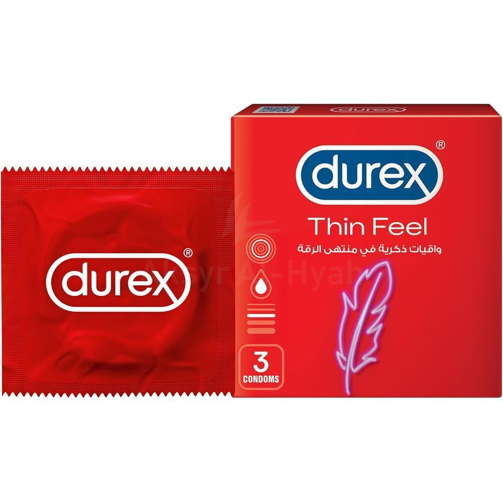 DUREX FEEL THIN CONDOMS 3"S #RH803