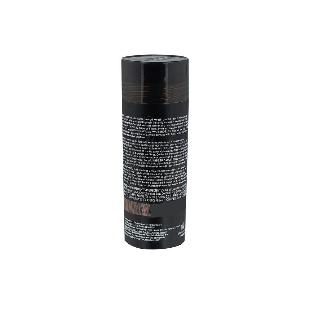 TOPPIK HAIR BUILDING FIBERS MED BROWN 27.5G #13963 1