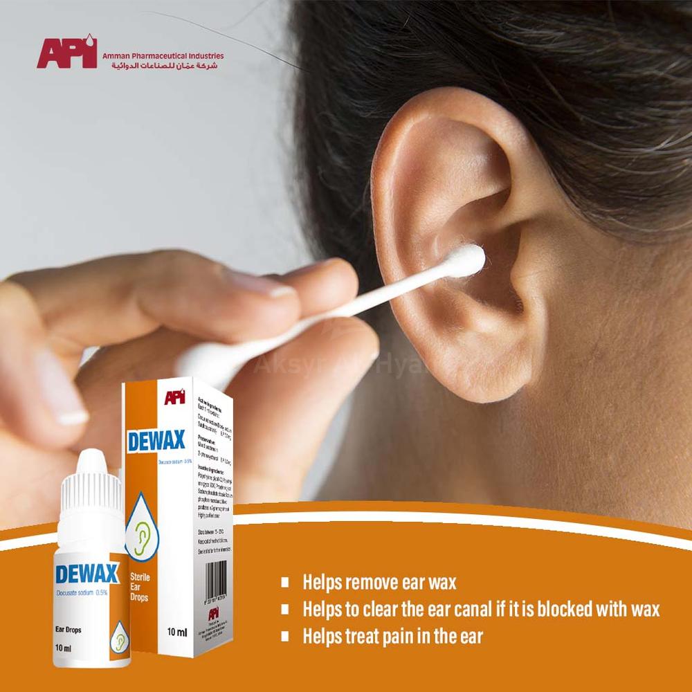 DEWAX EAR DROPS 10ML 3