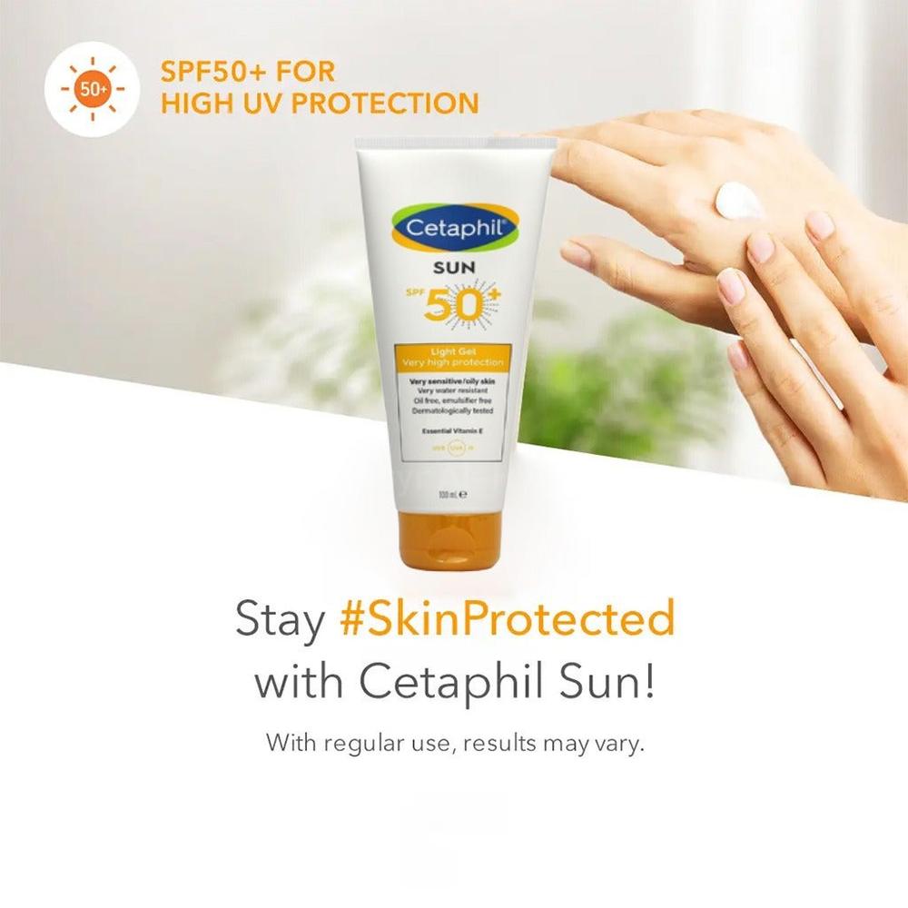 CETAPHIL SUN SPF50+ LIGHT GEL 100ML 4