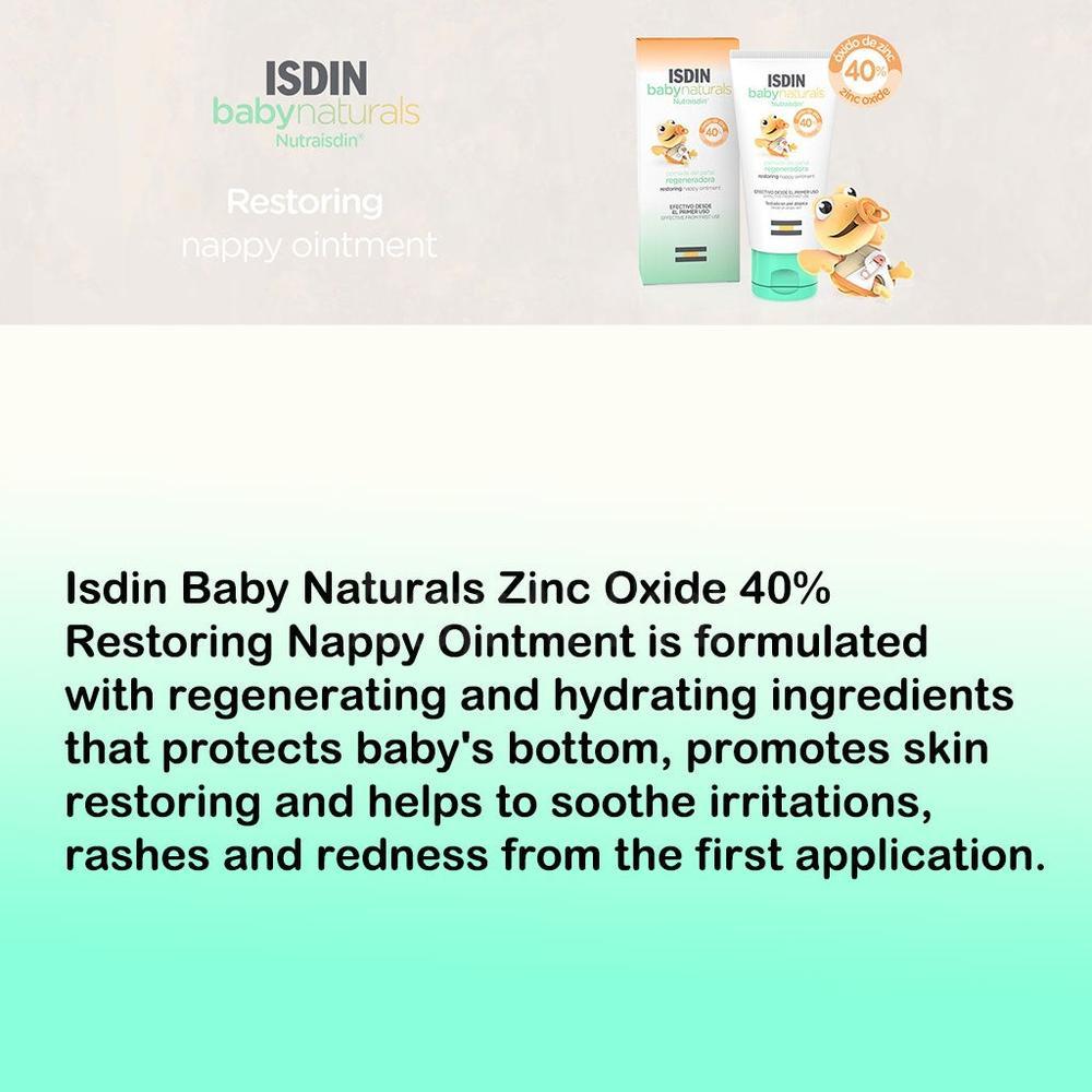 ISDIN BABY NUTRAISDIN ZN40 REPAIR OINTMENT 50ML#ISD001 3