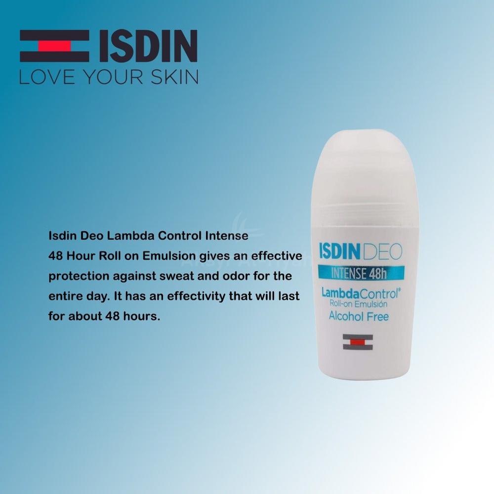 ISDIN INT.48H ALC/FREE DEO LAMBDA ROLL-ON 50ML#ISD003